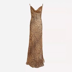 KOIR Elegant Leopard Print Maxi Dress Ronny kobo Like